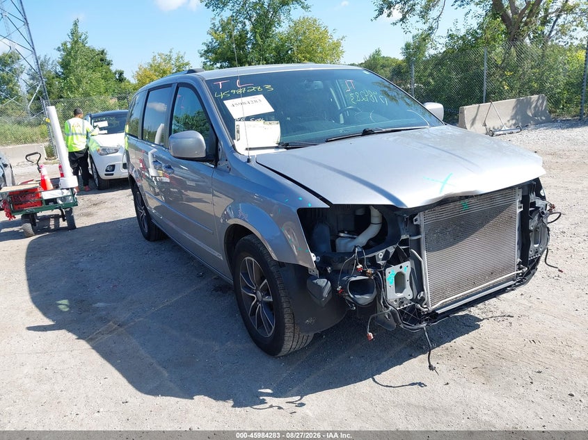 Vin: 2c4rdgcg7hr637420, lot: 46483556, dodge grand caravan sxt 20171