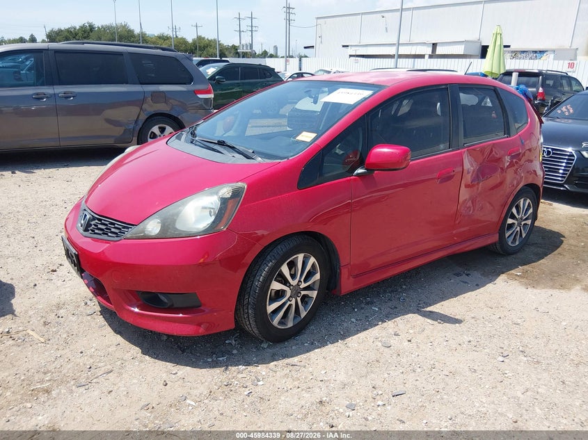 2012 Honda Fit, Rear, IAAI, VIN JHMGE8H52CC041228 — photo 2