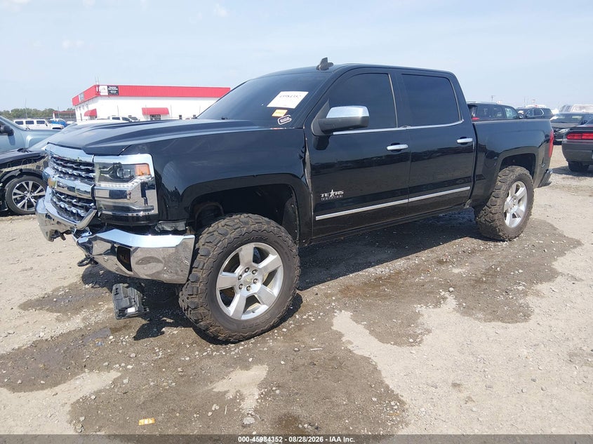 2017 Chevrolet Silverado, Удар спереди, IAAI, VIN 3GCPCSECXHG364423 — фото 2