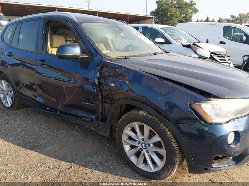 BMW X3 2016 VIN 5UXWX9C57G0D73694
