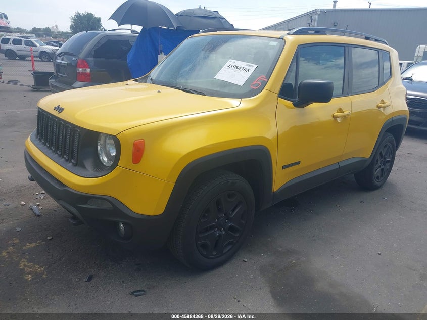 Vin: zaccjbab9jph67797, lot: 46483641, jeep renegade upland edition 4x4 20182