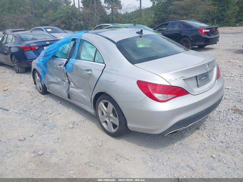 Vin: wddsj4eb9jn540531, lot: 46483660, mercedes-benz cla 250 20183