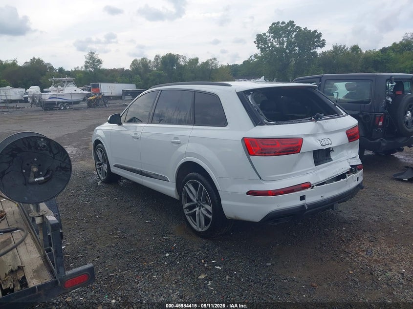 Vin: wa1vaaf73jd009681, lot: 46483688, audi q7 3.0t premium 20183