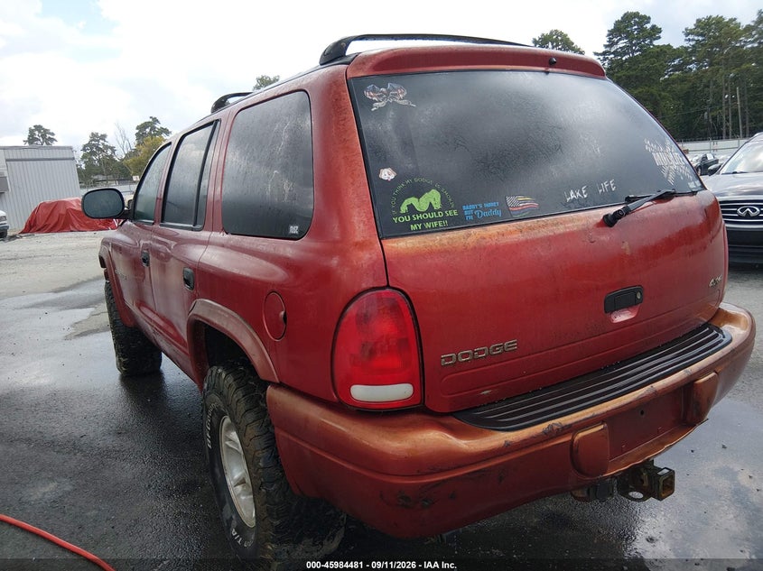 1999 DODGE DURANGO auction photo 3