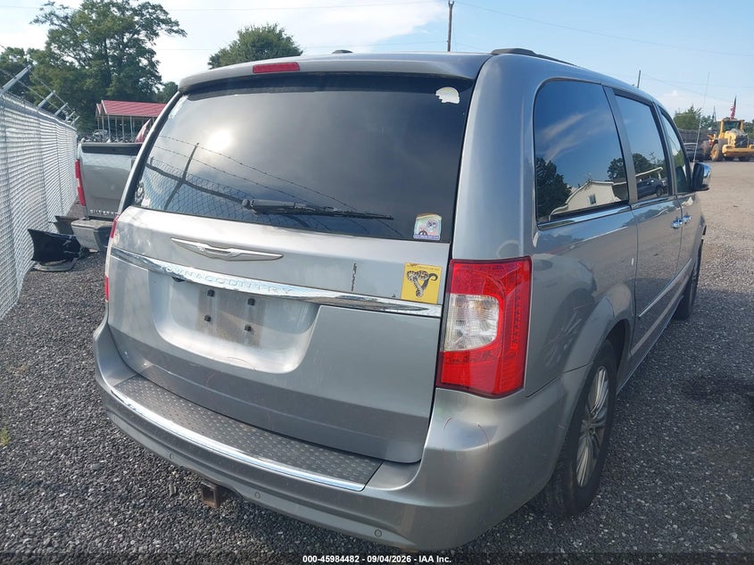 Vin: 2c4rc1cg3fr673778, lot: 46483755, chrysler town & country touring-l 20154