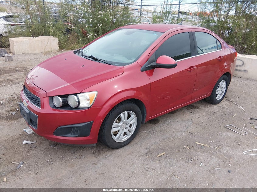 2014 Chevrolet Sonic, Удар сзади, IAAI, VIN 1G1JC5SH4E4163593 — фото 2