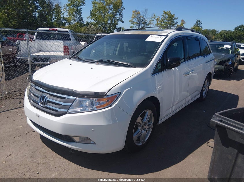 2011 Honda Odyssey, Удар спереди, IAAI, VIN 5FNRL5H97BB010057 — фото 2