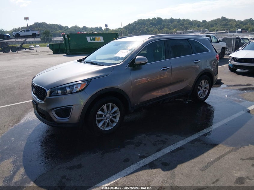 Vin: 5xypgda39jg347431, lot: 46483848, kia sorento 2.4l lx 20182
