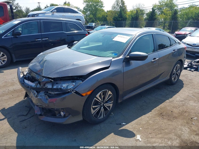 2017 Honda Civic, Front End, IAAI, VIN 19XFC1F39HE006309 — photo 2