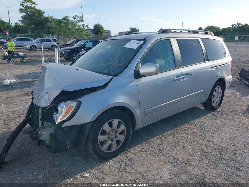 2007 Hyundai Entourage, Front End, IAAI, VIN KNDMC233876036164 — photo 2