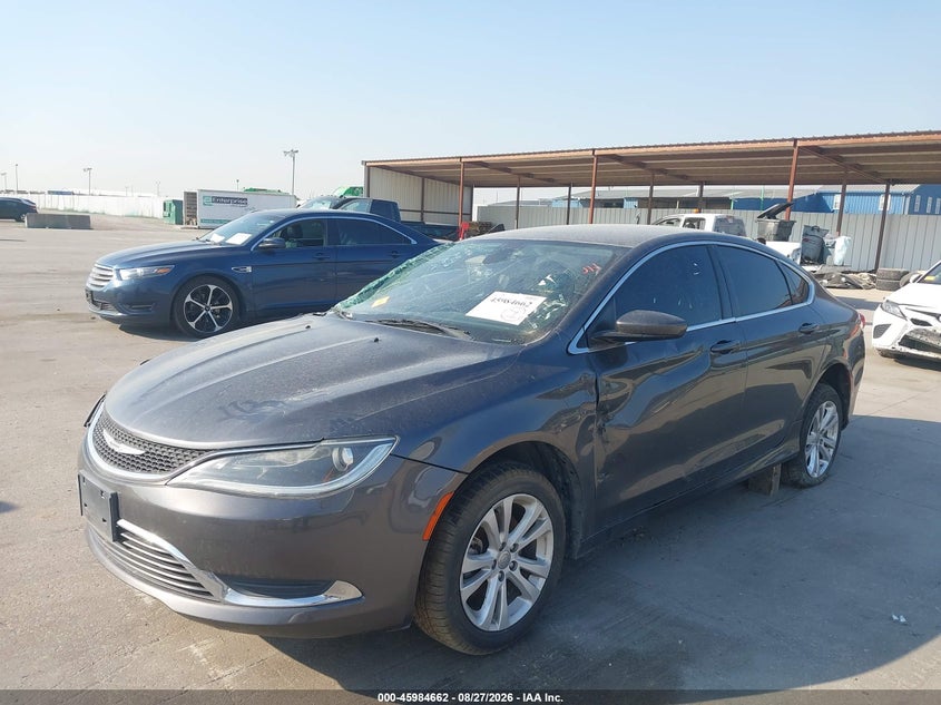 Vin: 1c3cccab2fn591695, lot: 46483935, chrysler 200 limited 20152