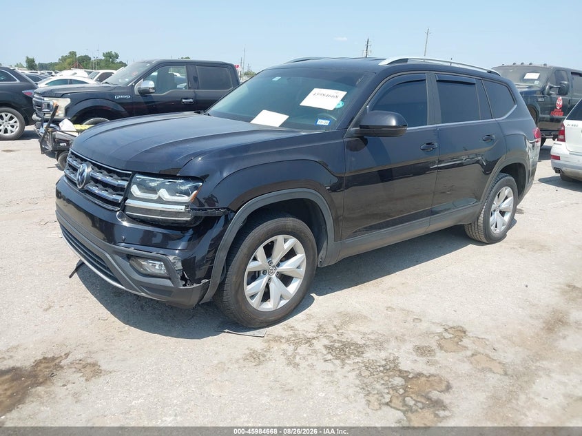 2018 Volkswagen Atlas, Удар спереду, IAAI, VIN 1V2AP2CA4JC537744 — фото 2