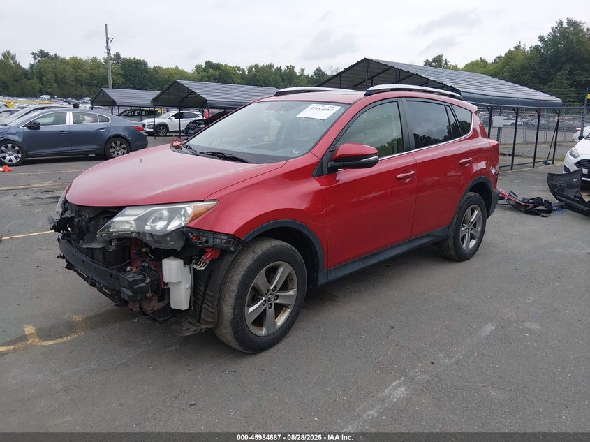 2015 Toyota RAV 4, Удар спереди, IAAI, VIN JTMRFREV5FD170516 — фото 2