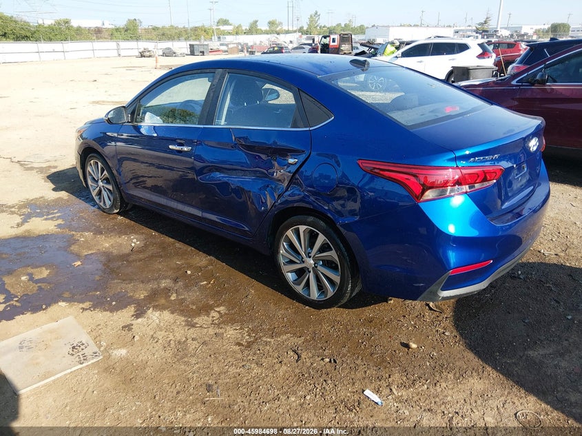 Vin: 3kpc34a30je027275, lot: 46483971, hyundai accent limited 20183