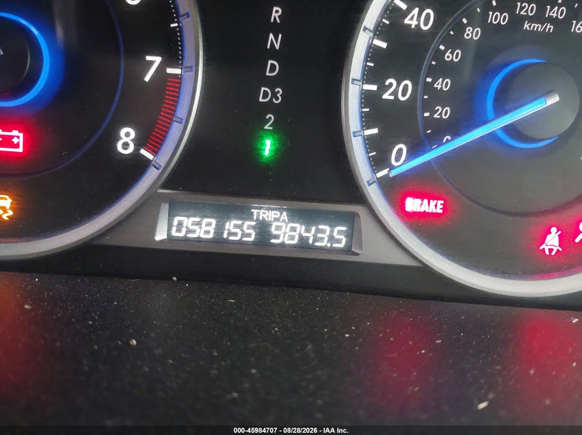 HONDA CROSSTOUR 2013 VIN 5J6TF3H3XDL003580