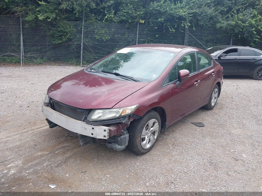 2014 HONDA CIVIC SEDAN 1.8L I-4 VVT, 143HP