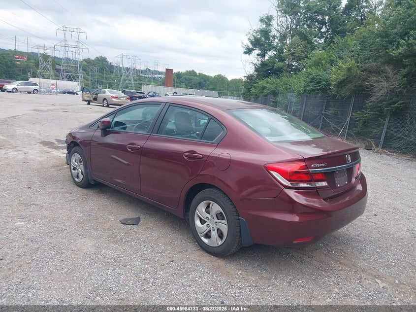 2014 HONDA CIVIC SEDAN 1.8L I-4 VVT, 143HP