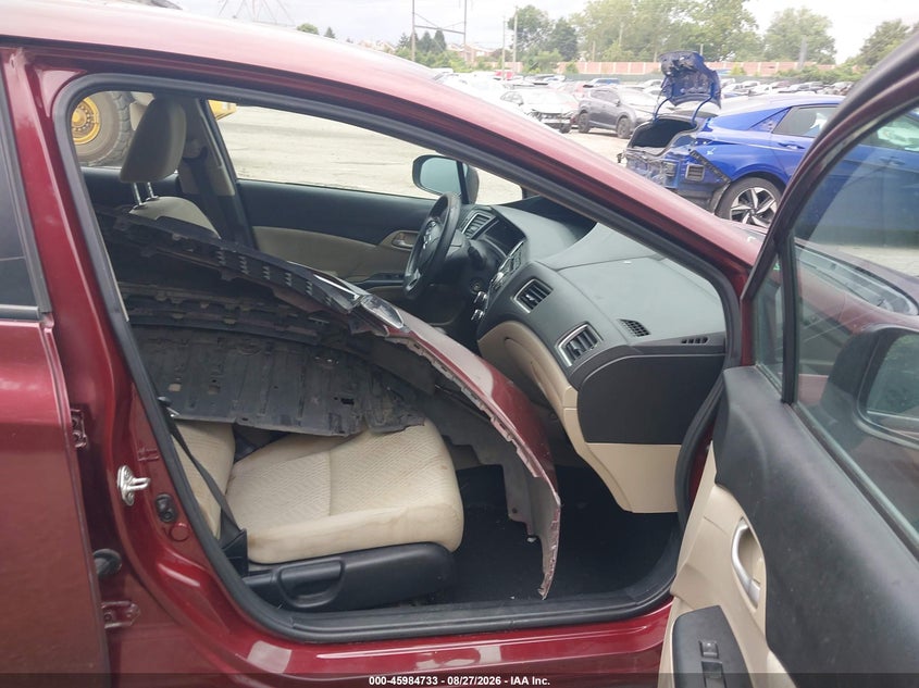 2014 HONDA CIVIC SEDAN 1.8L I-4 VVT, 143HP