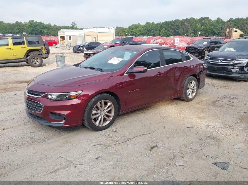 2016 Chevrolet Malibu, Лівий зад, IAAI, VIN 1G1ZE5ST1GF220924 — фото 2
