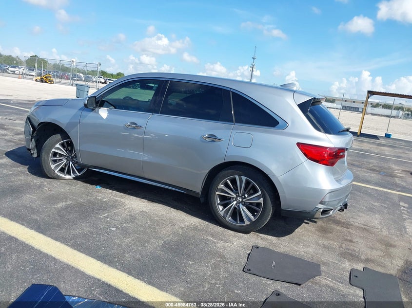 ACURA MDX 2019 VIN 5J8YD3H54KL003513