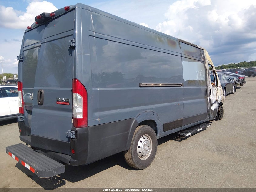 Vin: 3c6urvjg4le140281, lot: 46484078, ram promaster 3500 cargo van high roof 159 wb ext 20204