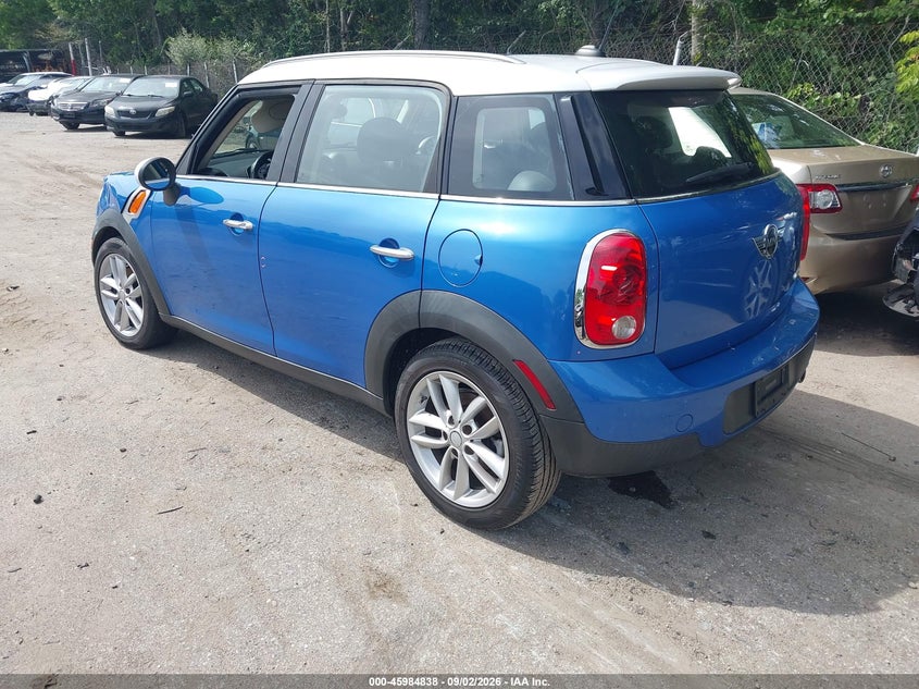 Vin: wmwzb3c57bwh94697, lot: 46484111, mini cooper countryman 20113
