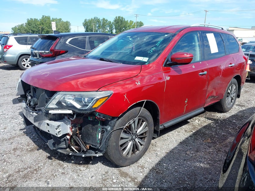 Vin: 5n1dr2mm0hc633295, lot: 46484112, nissan pathfinder sv 20172