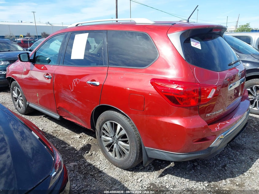Vin: 5n1dr2mm0hc633295, lot: 46484112, nissan pathfinder sv 20173