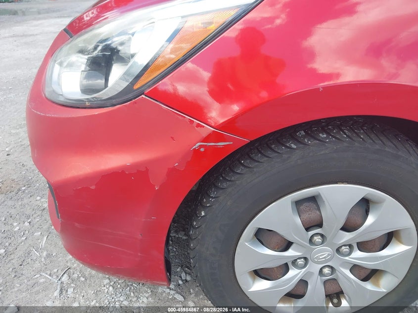 2017 HYUNDAI ACCENT HATCHBACK 1.6L I-4 DI, DOHC, VVT, REGULAR , 137HP