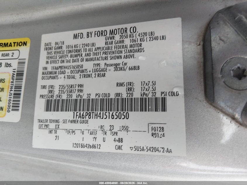 FORD MUSTANG - zdjęcie 9