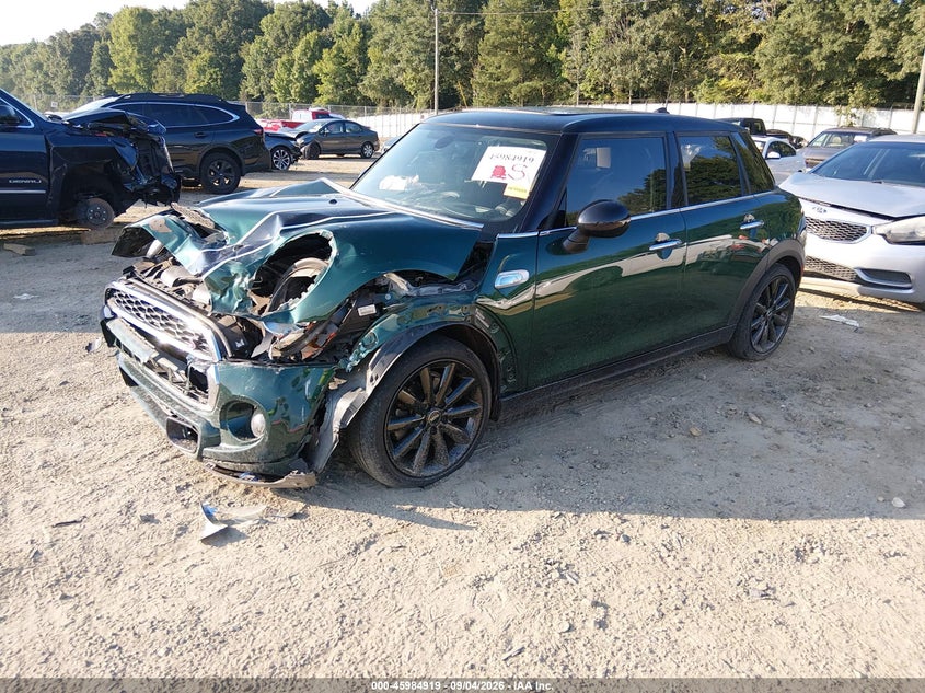 Vin: wmwxu3c54j2f51369, lot: 46484192, mini hardtop cooper s 20182