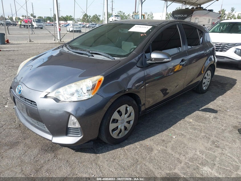 2014 Toyota Prius c, Rear, IAAI, VIN JTDKDTB35E1563228 — photo 2