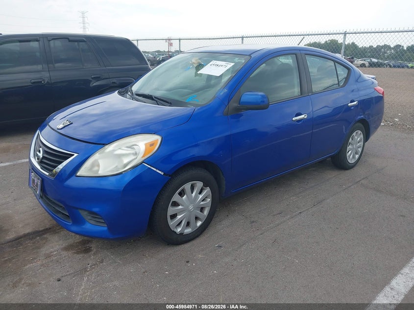 2013 Nissan Versa, Обычный износ, IAAI, VIN 3N1CN7AP6DL831923 — фото 2