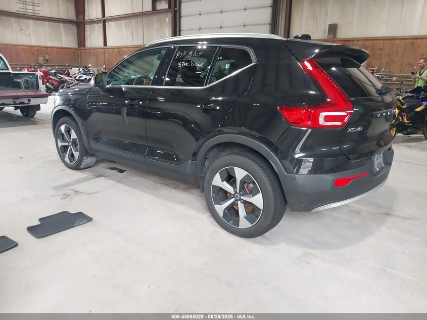Vin: yv4l12ue6s2544454, lot: 46484302, volvo xc40 b5 plus bright theme 20253