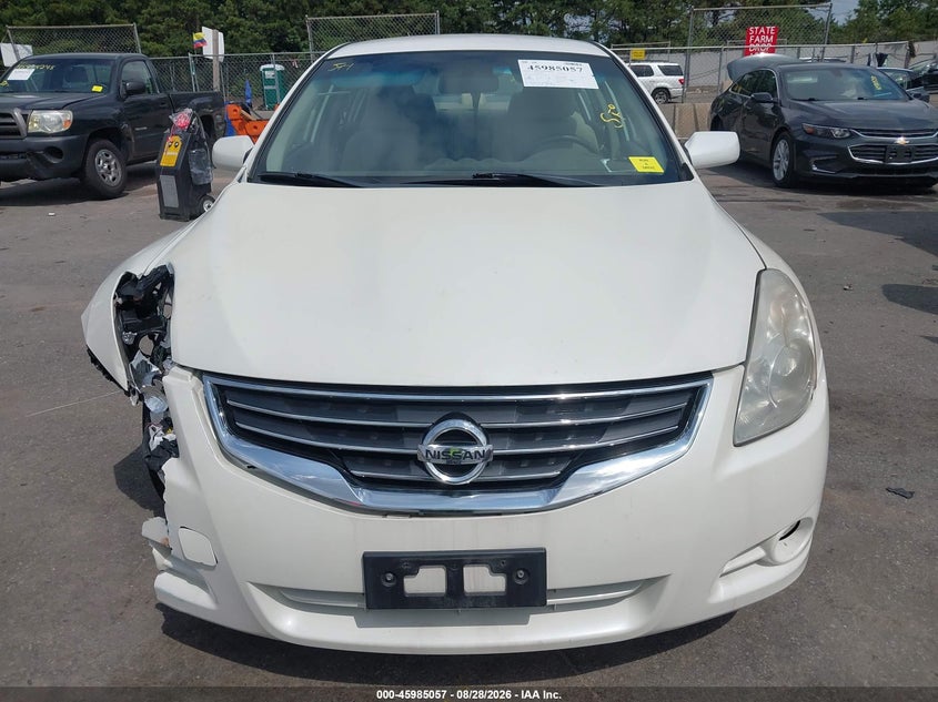 2012 NISSAN ALTIMA SEDAN 2.5L I-4 DOHC, VVT, REGULAR , 175HP