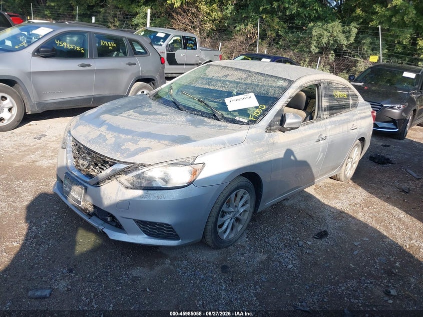 2019 Nissan Sentra, Затоплення, IAAI, VIN 3N1AB7AP2KY286934 — фото 2
