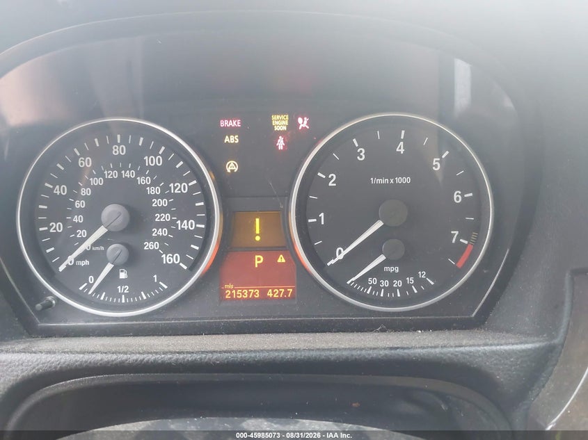 BMW 328I 2007 VIN WBAVA33577KX73474