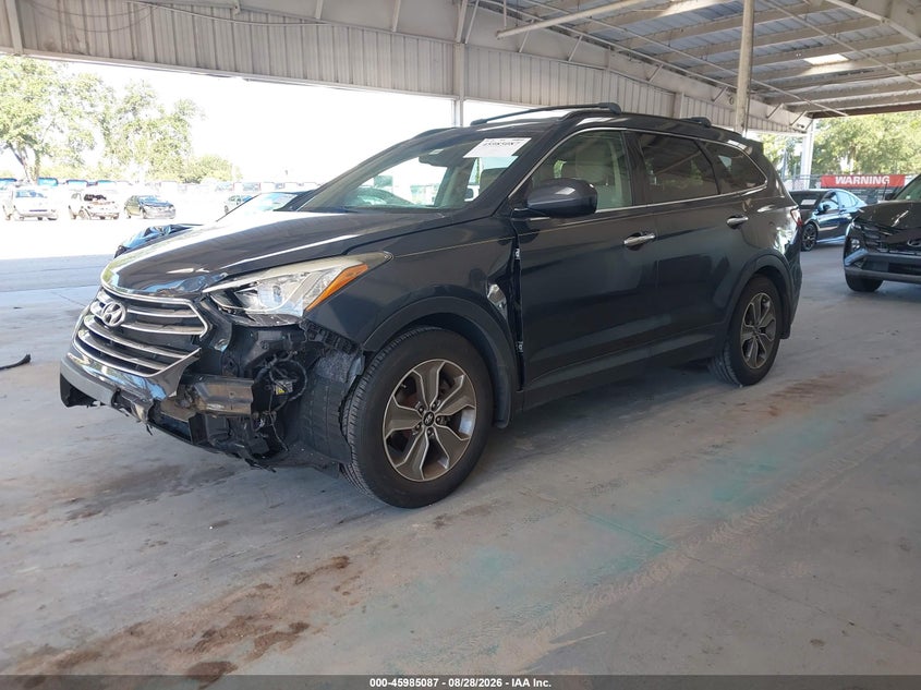 2014 Hyundai Santa Fe, Удар спереду, IAAI, VIN KM8SM4HF3EU042106 — фото 2