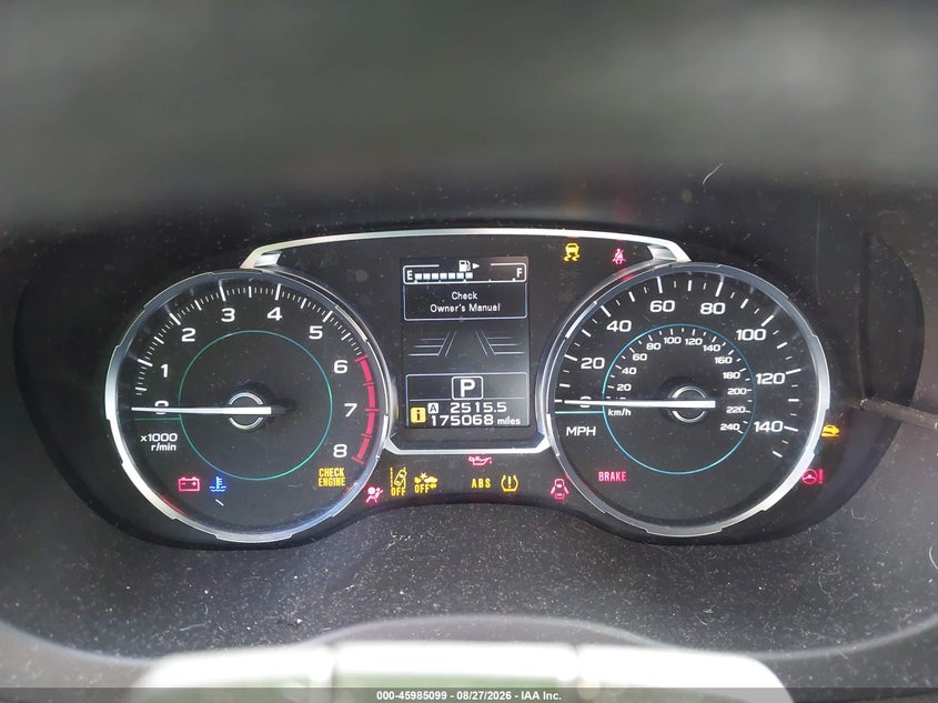 2017 SUBARU FORESTER auction photo 7