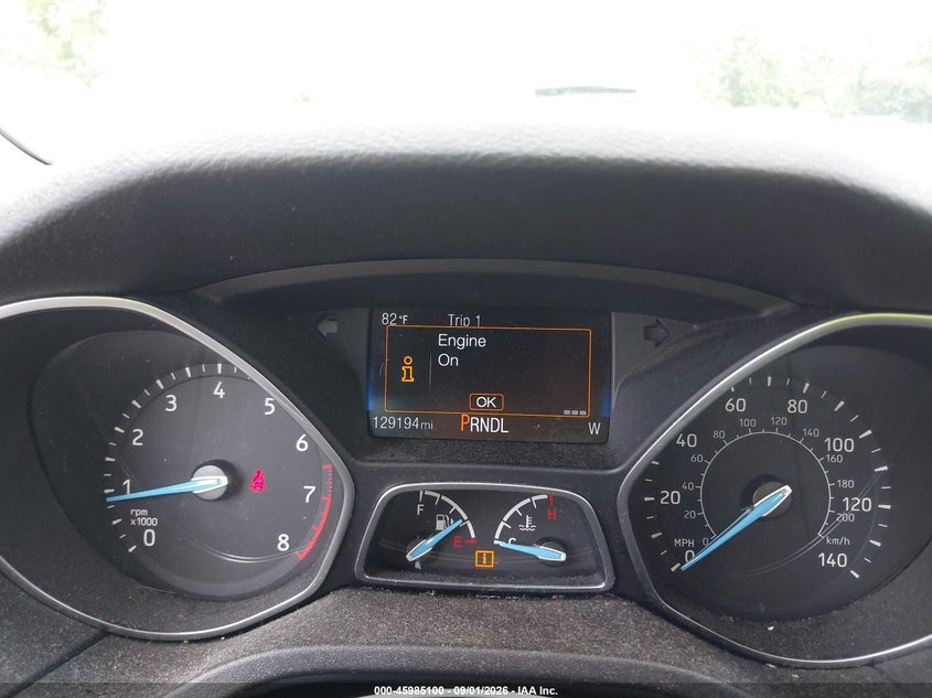 2016 FORD FOCUS SEDAN 2.0L I-4 DI, DOHC, VVT, 159HP
