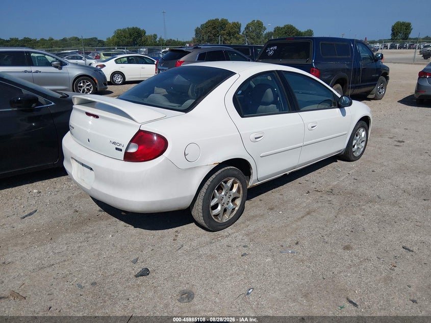 2002 DODGE NEON auction photo 4