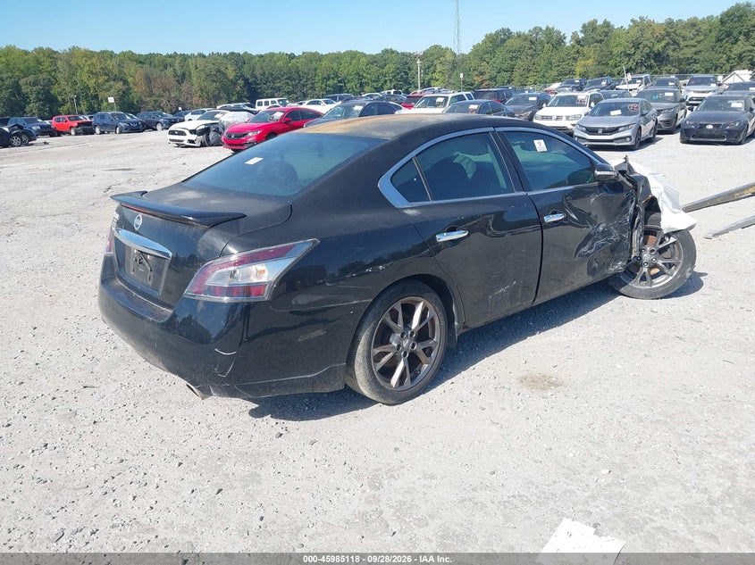Vin: 1n4aa5ap3cc814310, lot: 46484391, nissan maxima 3.5 s 20124