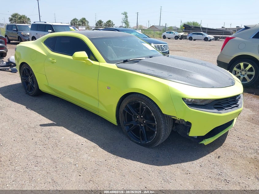 Vin: 1g1fb1rs6k0157039, lot: 46484399, chevrolet camaro 1lt 20191