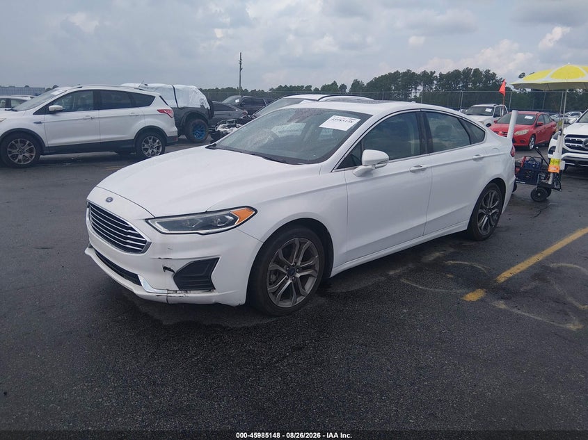 2019 Ford Fusion, Удар спереди, IAAI, VIN 3FA6P0CD2KR237733 — фото 2