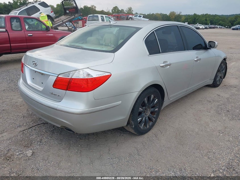 Vin: kmhgc4de1bu123705, lot: 46484501, hyundai genesis 3.8 20114