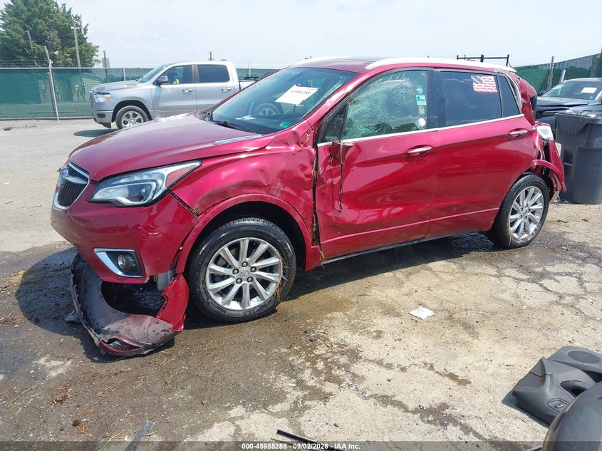 Vin: lrbfx2sa9kd006512, lot: 46484561, buick envision awd essence 20192