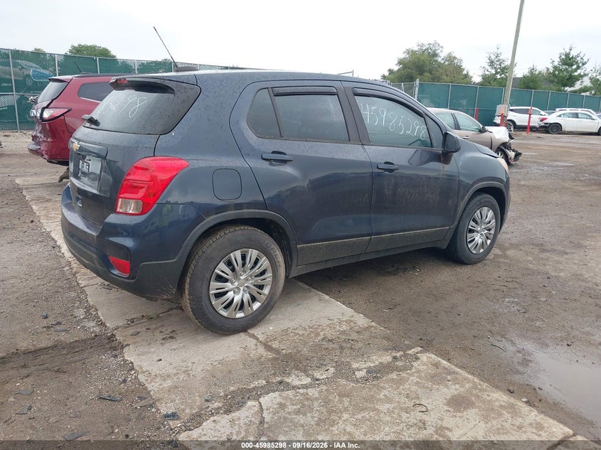 Vin: 3gncjksb4jl314184, lot: 46484571, chevrolet trax ls 20184