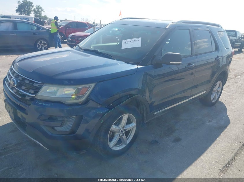 2016 Ford Explorer, Left Front, IAAI, VIN 1FM5K8D81GGC22171 — photo 2