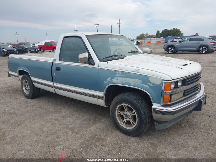 1988 Chevrolet Gmt-400 C1500, Левый зад, IAAI, VIN 1GCDC14K6JZ182312