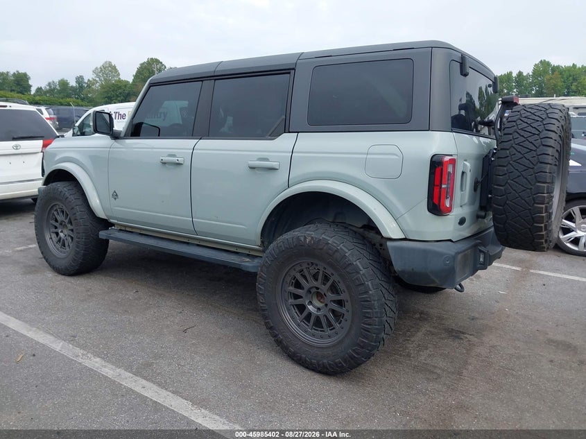 Vin: 1fmee5bp6nlb45768, lot: 46484675, ford bronco outer banks 20223